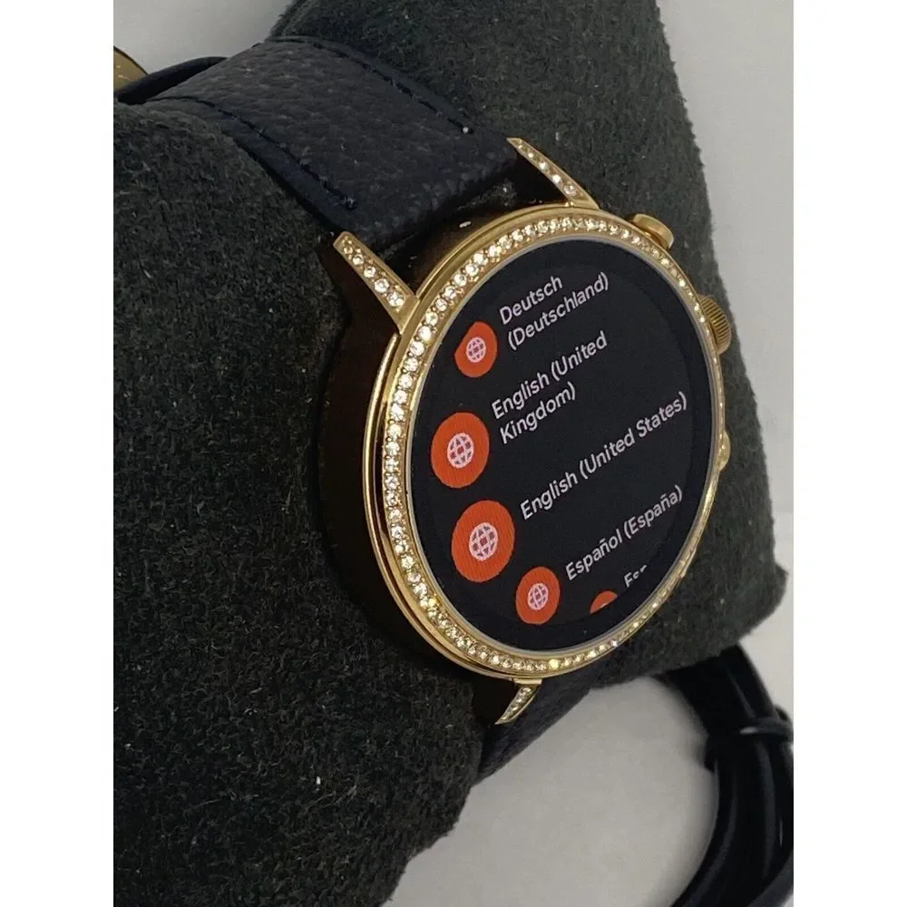 Fossil Gen 4 Authentic Digital Dial Smart Watch Custom Band FTW6011 AB435